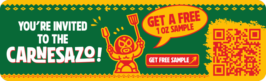 You're Invited to the Carnesazo — Get a Free 1oz Sample